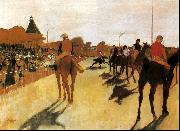 Edgar Degas Horses Before the Stands Germany oil painting artist
